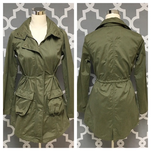 Mossimo Supply Co. Jackets & Blazers - Mossimo Army Green Utility Coat 7J
